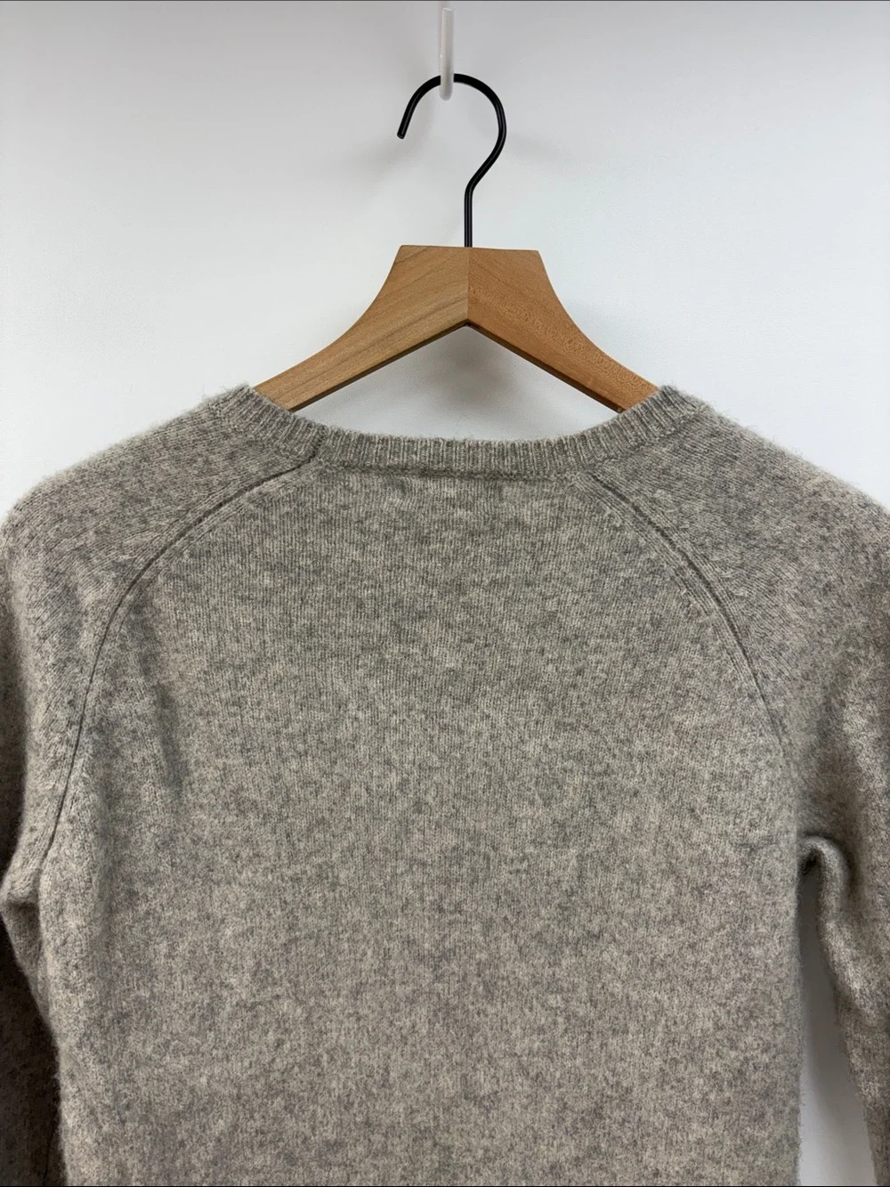 Quince 100% Yak Wool Crewneck Pullover Sweater Minimalist Heather Grey Medium - Picture 7 of 10